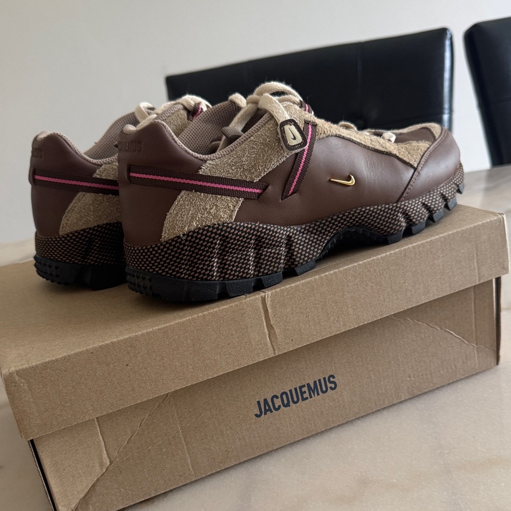 Jacquemus Brown and Cream Men's Sneakers